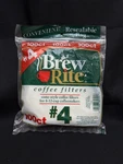 Rite #4 Coffee Filters 100 Count Cone Style 8 12 Cup Basket Brewer Pack. Fixed Price $10.00.