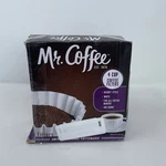 Mr. Coffee 4-CUP White Filters JR100, 100-COUNT. Fixed Price $7.49.