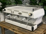 La Marzocco FB80 3 Group Matte White Silver Espresso Coffee Machine Custom. Fixed Price $7114.42.