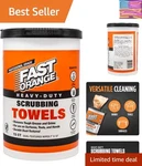 Heavy Duty Scrubbing Towels Removes Tough Grease, Grime, Paint, Resins, Glue .... Fixed Price $40.77.
