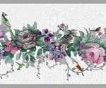 Dundee Deco Wallpaper Border Peel And Stick DDAZBD9040 Floral Pink, Purple Fl.... Fixed Price $39.78.