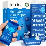 Fomin Pact Travel Flushable Wipes - Unscented Size Wet For. Fixed Price $12.99.