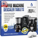 Bastion Coffee Machine Cleaner & Descaler Tablets - 24 Count Deep. Fixed Price $22.71.