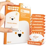Impossibly Compact Travel Wipes - 99.5% Water Safe For Sensitive Skin & Hypoal. Fixed Price $15.99.