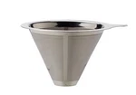 Fino Pour-over Coffee Filter, 18/8 Stainless Steel, 4-SERVINGS, 4-CUP Capacity. Fixed Price $28.04.