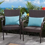 Sorra Home Sunbrella Solid Pillow Set, 13 X 20 In, Cast Horizon. Fixed Price $87.99.