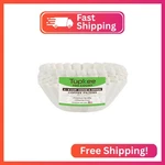 Tupkee Coffee Filters 4-6 Cups 200 Count, Junior Basket Style, White Paper, Ch. Fixed Price $18.31.