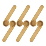 Kvmorze Wooden Coffee Scoop And Bag Clip, Tablespoon 6.3X1.7X 0.6IN, Brown. Fixed Price $24.18.