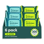 Stay Fresh All Day - Flushable Wet Wipes 300 Count Septic Safe. Fixed Price $51.99.