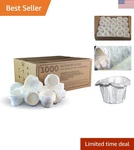 1000 Count K-cup Paper Filters Eco-friendly & Compatible With Reusable. Fixed Price $75.99.
