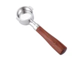 51MM Bottomless Portafilter For Delonghi Espresso Machine - Wooden Handle. Fixed Price $79.99.