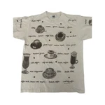 Vtg 90 1994 Relevant Products Coffee Single Stitch T-shirt Aop Made Usa. Fixed Price $26.14.