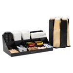 Mind Reader Cup Carousel And Condiment 7.75"L X 7.75"W 11.5"H, Black. Fixed Price $50.51.