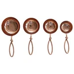 Creative Co-op Hammered Stainless Steel (set Of Sizes) Copper Scoops DF2491. Fixed Price $115.00.