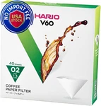 Hario V60 Paper Coffee Filter, Size 02, White, 40CT Box. Fixed Price $9.03.