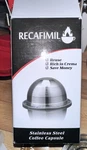 Recafimil Stainless Steel Refillable Coffee Pod Capsule For Nespresso Small 70ML. Fixed Price $12.00.