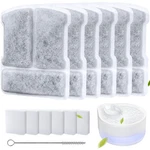 Ellenpent 6 Pack Filters For Cat Water Fountain, Compatible With 2.5L White. Fixed Price $22.31.