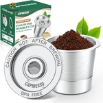 Reusable Cups For Keurig 1.0: Stainless Steel Coffee Pod Metal Refillable. Fixed Price $14.89.