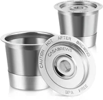 Casabrews CASKF02 Reusable Cup Filters, Pack Stainless Steel Refillable Coff. Fixed Price $17.15.