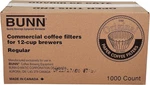 Bunn 12-CUP Commercial Coffee Filters 1000 Count 20115.0000. Fixed Price $17.99.