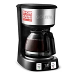 Gourmia Drip Coffee Maker 5 Cup, One-touch Small, Black, Stainless Steel. Fixed Price $35.94.