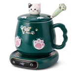 Coffee Mug Warmer & Cute Cat Set, Beverage Cup For Desk Home Offic.... Fixed Price $45.40.