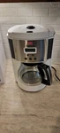 Melitta Aroma Enhance Drip Coffee Maker With Glass Carafe, 10 Cups - White. Fixed Price $30.00.