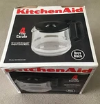 Kitchenaid Cup Carafe Replacement Glass Coffee Pot W/ Lid Black KCM04CBL * New. Fixed Price $21.00.