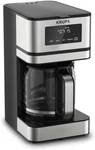 Krups 12 Cup Programmable Drip Coffee Maker Stainless Steel Glass Carafe Black. Fixed Price $83.94.