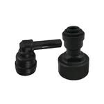 Purewater Filters - Fitting For Direct Line Hookup With 1/4 Inch, Black. Fixed Price $28.88.