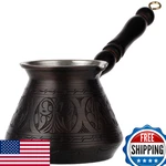 Demmex 15 Oz Thickest Copper Turkish Greek Arabic Coffee Pot Stovetop. Fixed Price $103.43.
