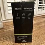 Large 3L Coffee Airpot Carafe With Pump Vacuum Insulated Stainless Steel. Fixed Price $45.99.