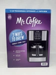 Damaged Box Mr. Coffee Programmable 3WAY Brewing System 12-CUP Drip Maker. Fixed Price $39.00.