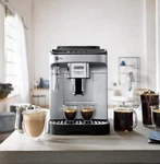 Delonghi Magnifica Evo Super Automatic Espresso Machine Silver ECAM29034SB. Fixed Price $199.99.