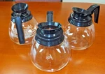 Lot 3 Coffee Pot/decanter/carafe Black 64OZ For Commercial Bunn Machines. Fixed Price $46.95.