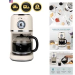 Classic Retro 10 Cup Coffee Maker One-touch Drip Brew, Reusable Filter An.... Fixed Price $128.03.