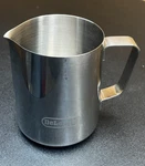 Delonghi Stainless Steel Milk Frothing Jug 12 Oz Espresso Cup W/ Handle & Spout. Fixed Price $21.27.