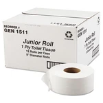 Gen 1511 3.3 In. X 1200 Ft. 1-PLY Jrt Jumbo Bath Tissue White (12/CARTON) New. Fixed Price $36.25.