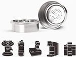 Refillable Coffee Capsule Reusable Iperespressp Pod Filter Fit. Fixed Price $25.39.