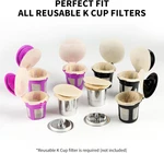 100 Count K Cup Filters Disposable With Genius Lid Design, Fit All Reusable .... Fixed Price $15.95.