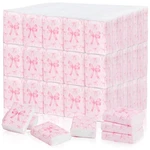 120 Pack Pink Bow Travel Bulk Mini Pocket Tissues Size .... Fixed Price $46.27.