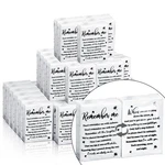 60 Bulk Funeral Tissues Keepsakes Memorial Pocket Favors Inspirationa.... Fixed Price $34.27.
