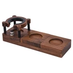 Magnetic Espresso Tamping Station, Natural Walnut Wood Coffee Tool Organizer .... Fixed Price $61.65.