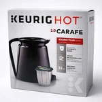 Keurig 2.0 Plastic Carafe 32OZ Double-walled With Easy-pour Handle New #0555. Fixed Price $15.00.