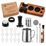 28-PIECE 51MM Espresso Accessories Kit, Machine Tools With Wood Tamp.... Fixed Price $69.47.