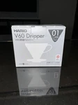 Hario V60 VD-01-W Plastic Coffee Dripper White Size For 1-2 Cups. Fixed Price $5.50.