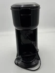 Mainstays Black Matte Single Serve Coffee Maker. Fixed Price $14.87.