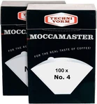 85022 Moccamaster #4 Paper Filters, White (2)... (original Version). Fixed Price $33.51.