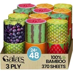 Gaias Premium And Soft Fruit Tp Organic 24 Mega Rolls, Ply, 370 Sheets .... Fixed Price $90.47.