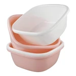 Morcte 12 Quart Plastic Wash Basin, 4-PACK Small Dish Pan. Fixed Price $35.18.